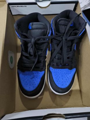 Picture of Air Jordan 1 Low GS "Royal Toe" - Size 3.5Y Shoes